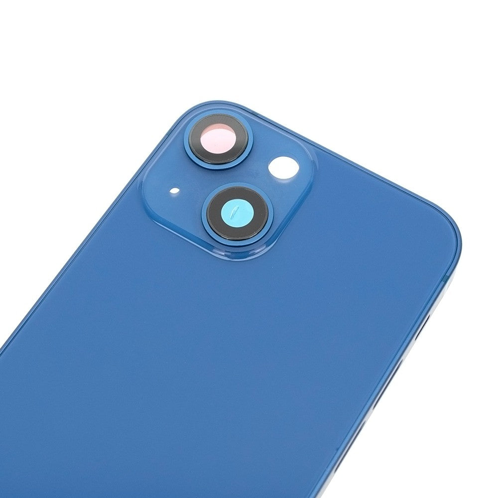 Rear Housing for iPhone 13 mini (NO LOGO)-Blue Rear Housing for iPhone 13 mini (NO LOGO)-Blue
